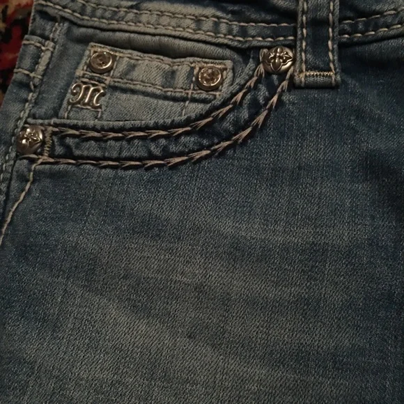 Miss Me girls bermuda shorts beautiful embellished pockets - Picture 9 of 11